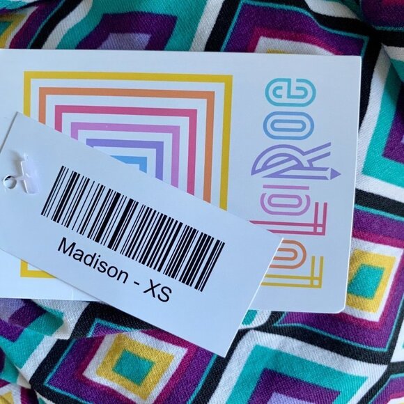 LuLaRoe Madison Skirt with Pockets XS NEW NWT - Picture 5 of 7